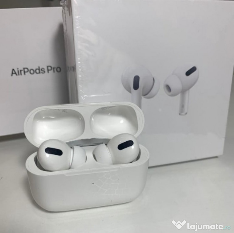 Casti Wireless Apple AirPods Pro 2 Sigilate cu Noice Cancelling, Touch