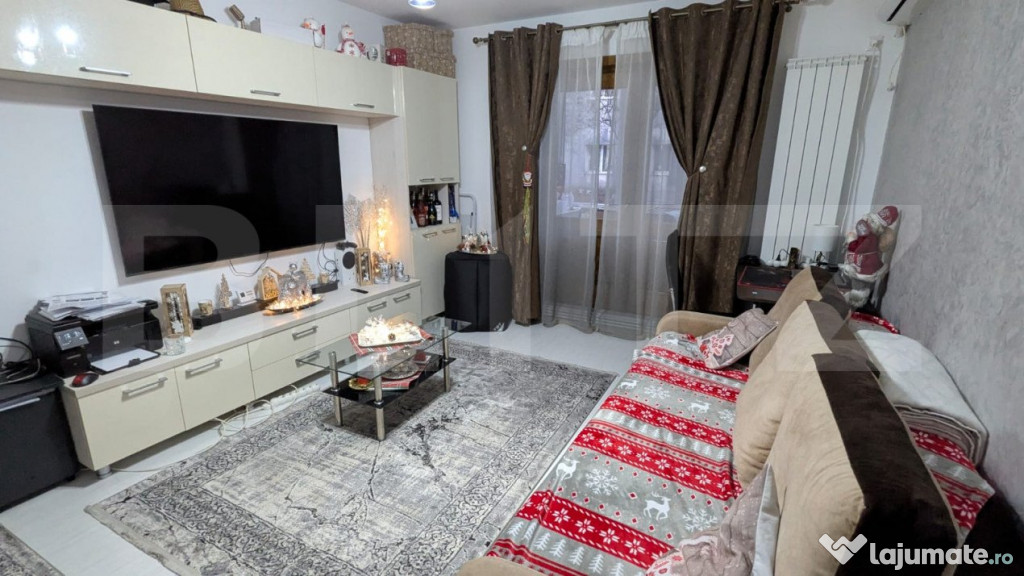 Apartament cu 2 camere, 40mp, zona Zimbru, mobilat și utila