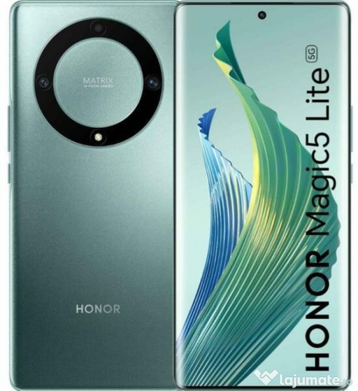 Telefon HONOR Magic5 Lite 5G, 128GB, 6GB RAM, Dual SIM, Midnight Black