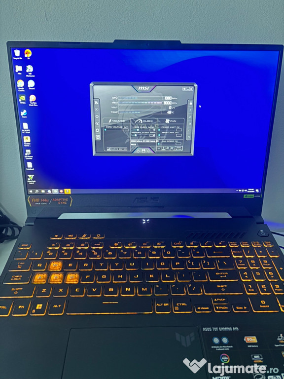 Laptop gaming Asus tuf a15 IN GARANTIE