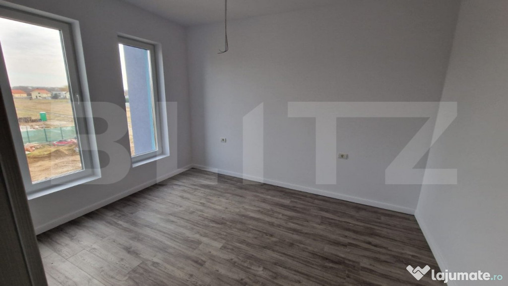 Apartament 2 camere, 56 mp + gradina decomandat, Giroc