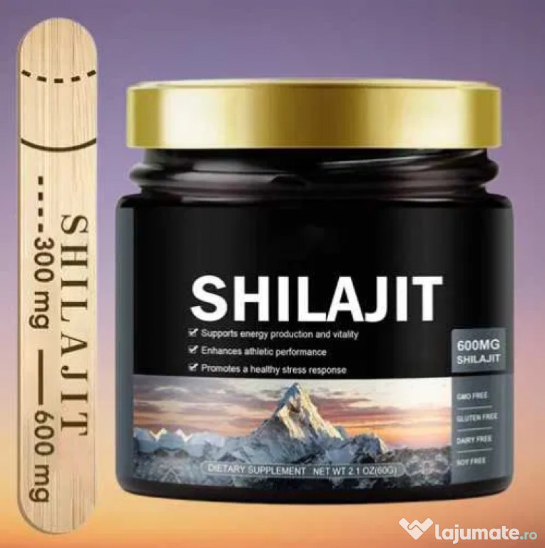 Shilajit Himalayan Pur 60g - Revitalizare si Energie Naturale