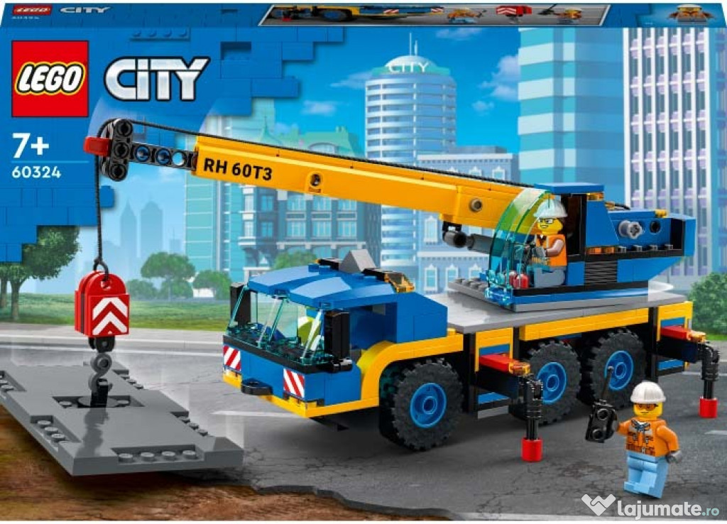 Vand set Lego cu masina macara pentru copii 7 ani folosit stare buna