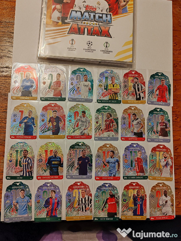 Cartonase Match Attax UCL 24/25 Limited edition blue paralele advent