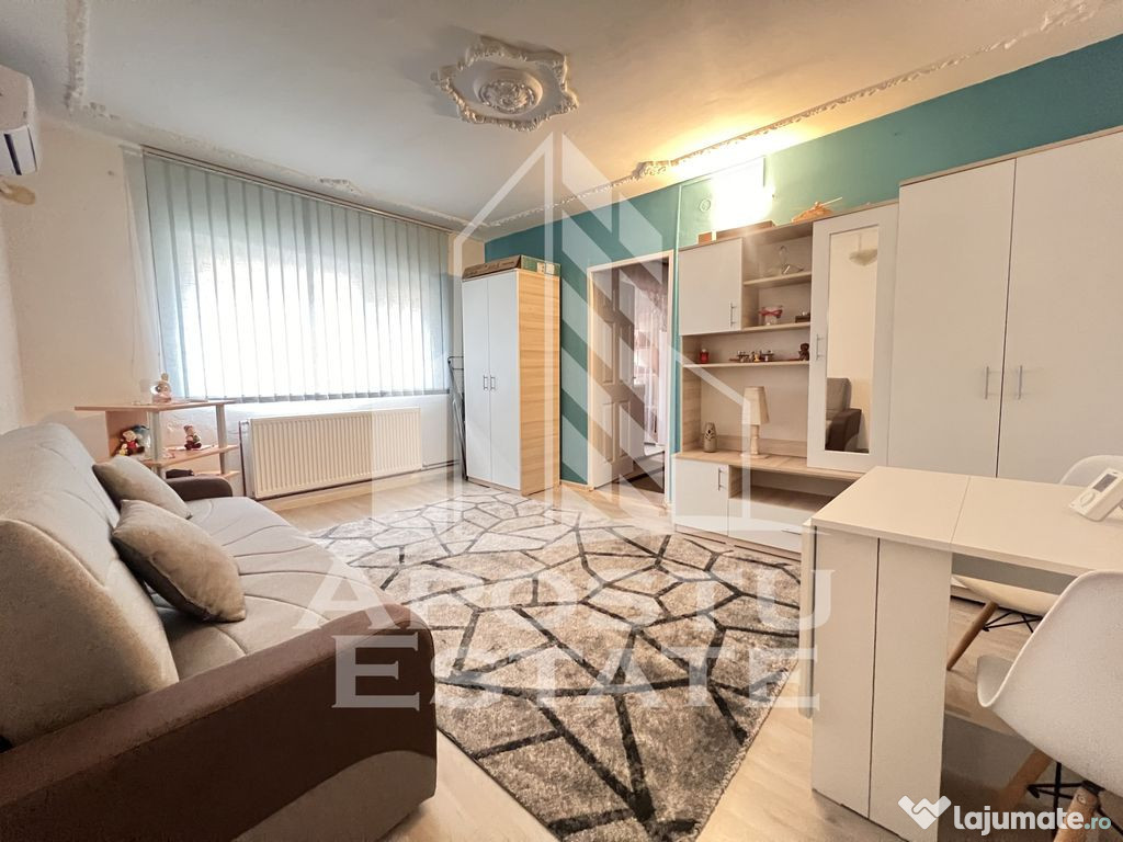 Apartament cu 3 camere, centrala proprie, zona Sagului