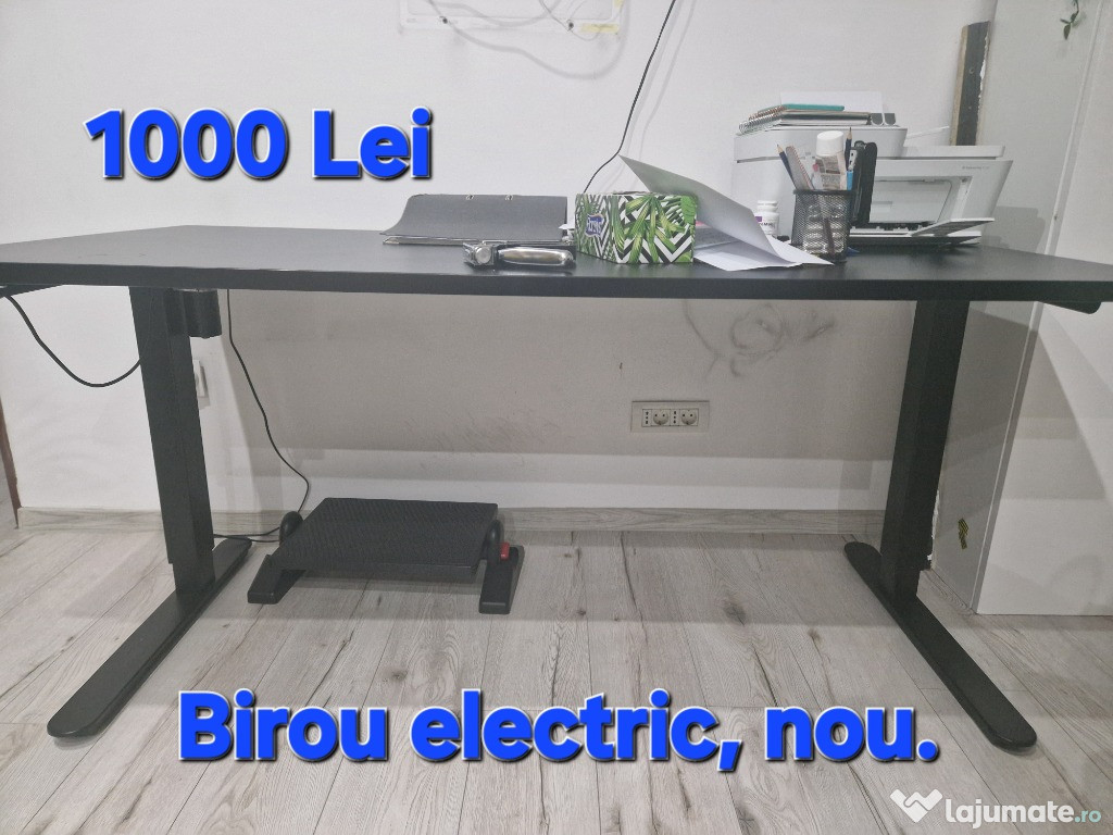 Vând birou electric reglabil pe înălțime