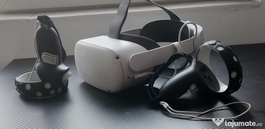 Ochelari VR META Oculus Quest 2, 256 GB, Alb + Accesorii