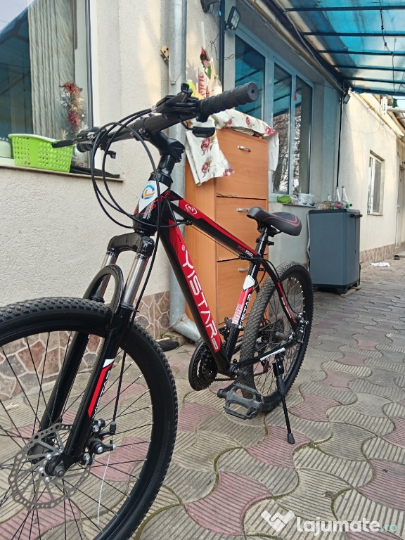 Bicicleta nouă cu frane pe disc la 650 lei