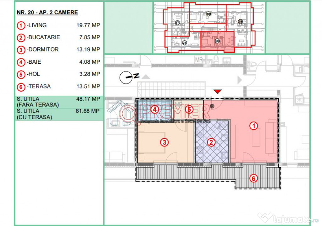 Popesti Leordeni - 2 Camere - Decomandat - Bloc Nou