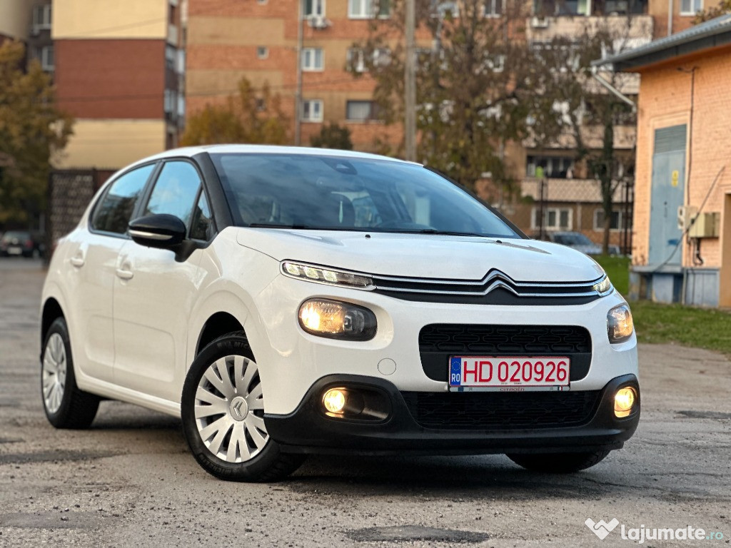 Citroen C 3*navigatie*1.6 diesel BlueHdi*clima*led*af.2018*factura !