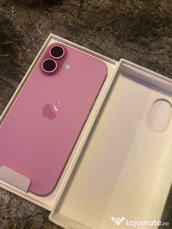 IPhone 16 pink, nou