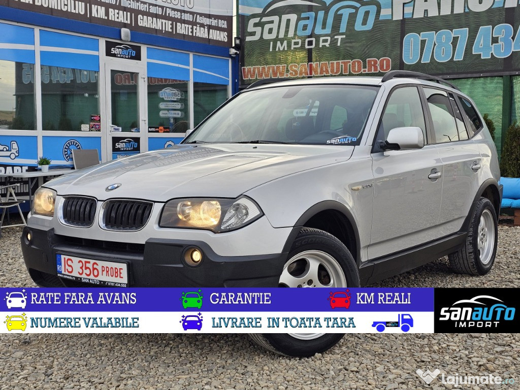 BMW X3 / 2006 / 2.0d / 150 CP / GARANTIE / RATE / LIVRARE