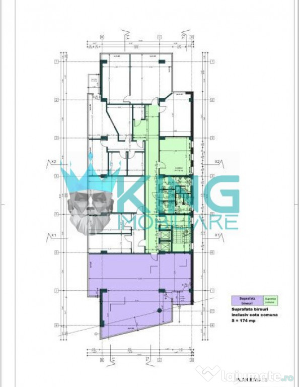 Spatiu Birouri | 174mp | Centrala | Cladire Birouri | Compar