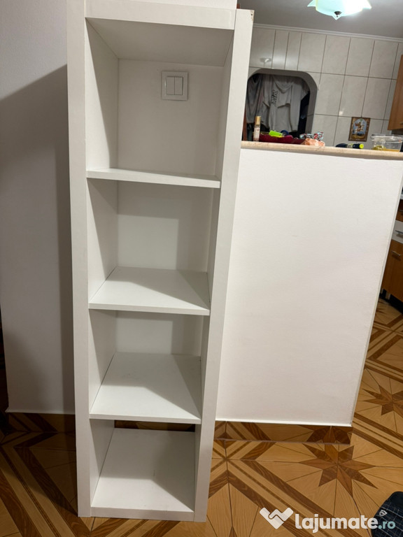 Dulap alb depozitare etajera
