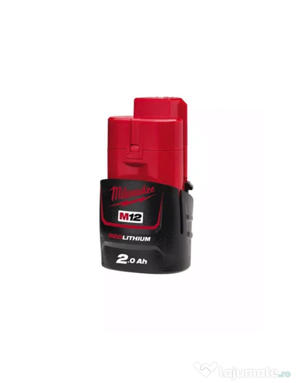 Baterie 2 si 4 amperi milwaukee acumulator 2.0ah 4.0ah m12b2 m12b4