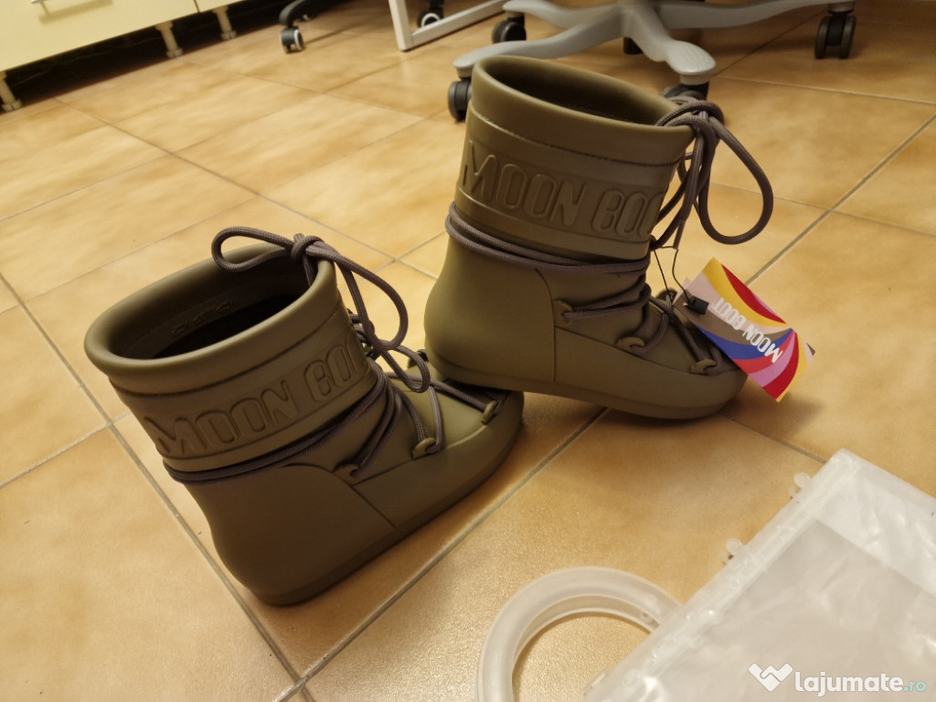 Moon Boots, Rain Boots, noi, nepurtate, marimea 35-36
