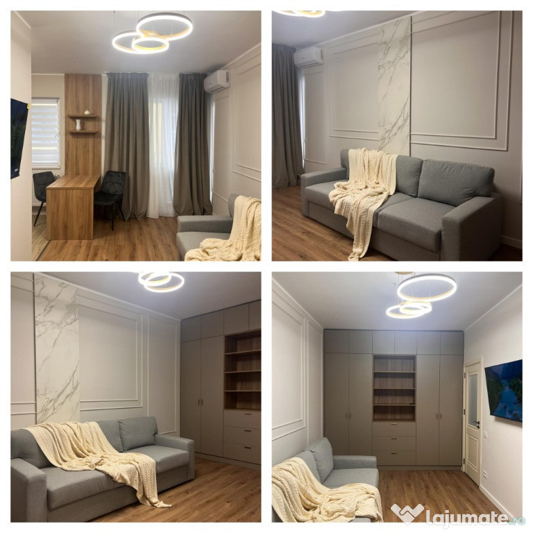 Apartament Nou 2 Camere|Mobilat Premium|Prima Chiriere|Loc de Parcare