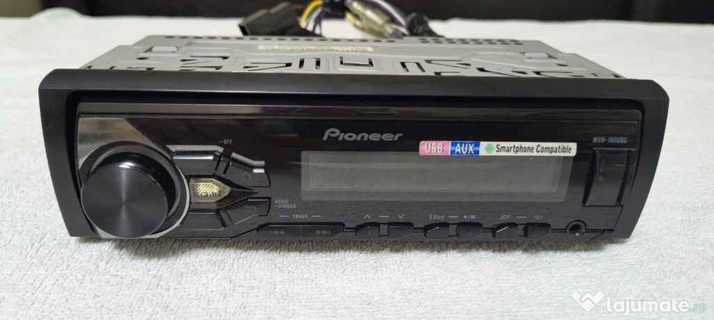 Radio MP3 Player auto Pioneer MVH-180UBG, 4 x 50 W, USB, AUX, RCA Spe
