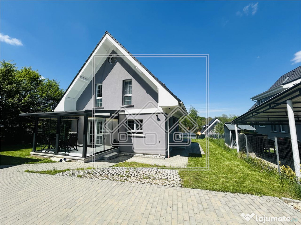 Casa confort lux,clasa energetica A - 600 mp teren, carport