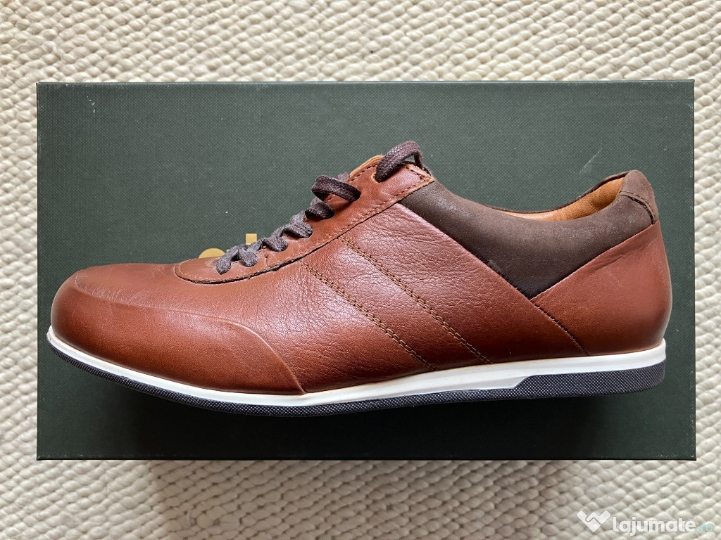 Sneakers leather Gino Rossi Brown 40