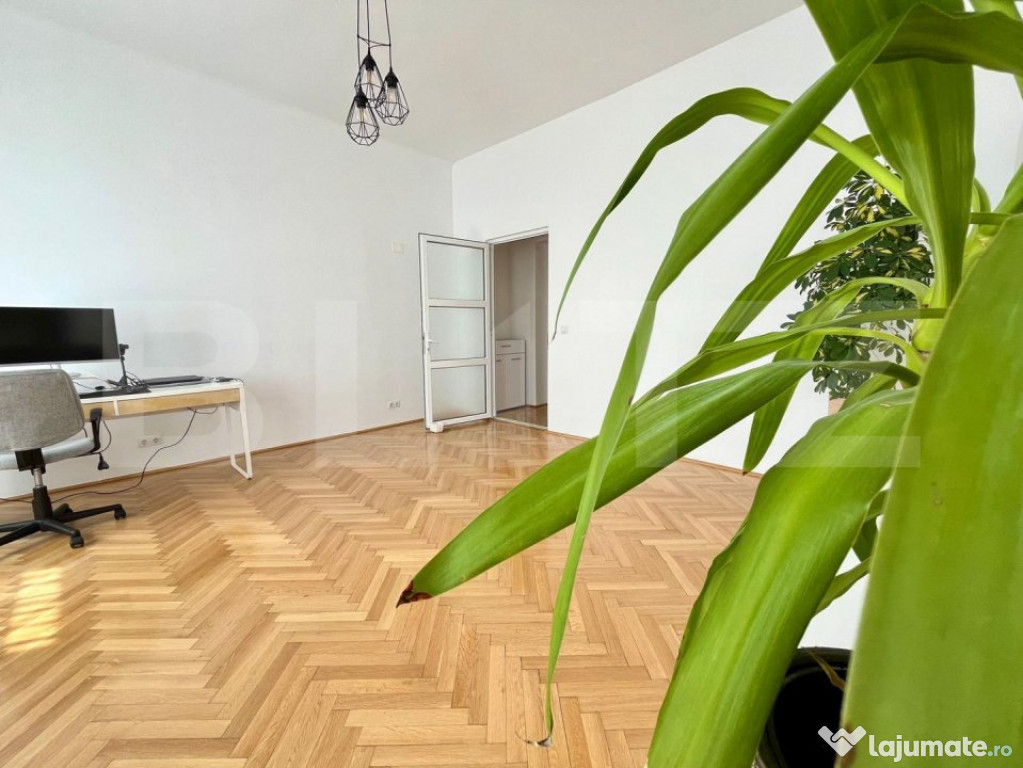 Apartament ultracentral, 64 mp, luminos și renovat – pozi