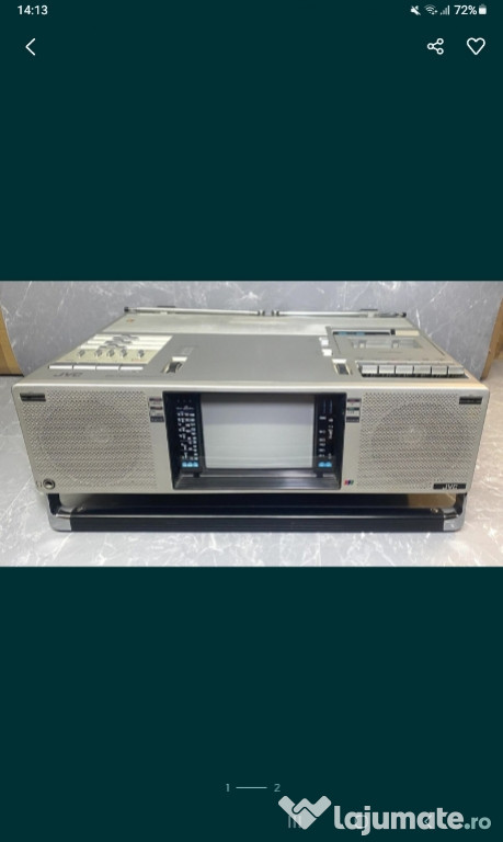 Radiocasetofon - tv JVC