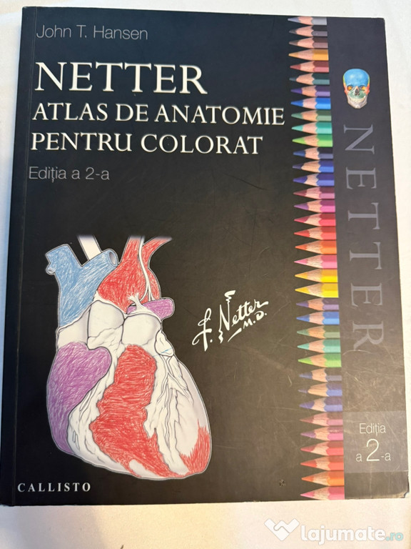 Netter – Atlas de anatomie pentru colorat, ediția a 2-a