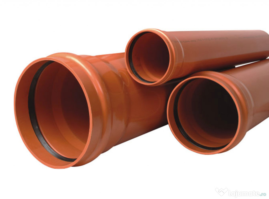 Teava PVC SN8 L=6 Metri