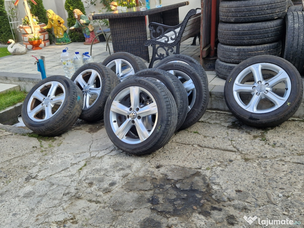 Jante cu cauciucuri, vw passat,,b7 ,b6 vw g5 audi a4 b8 tele