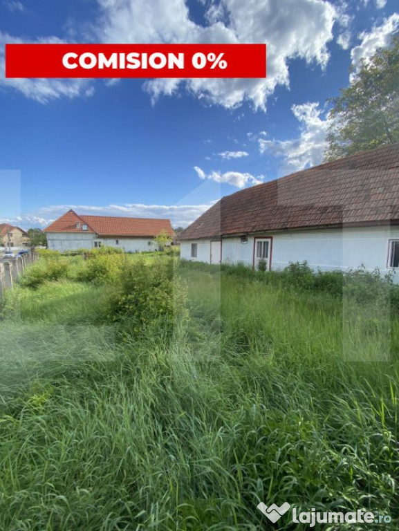Teren intravilan 680 mp cu casă demolabilă