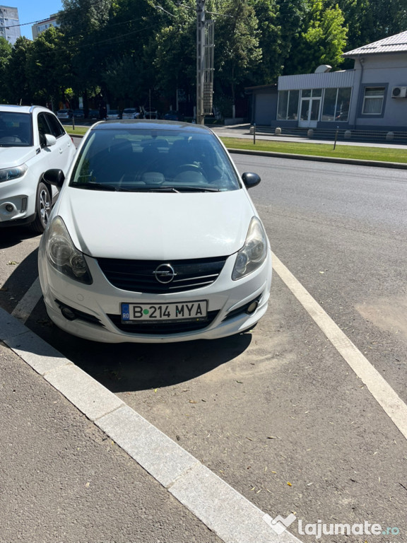 Opel corsa opc line black and white limited edition