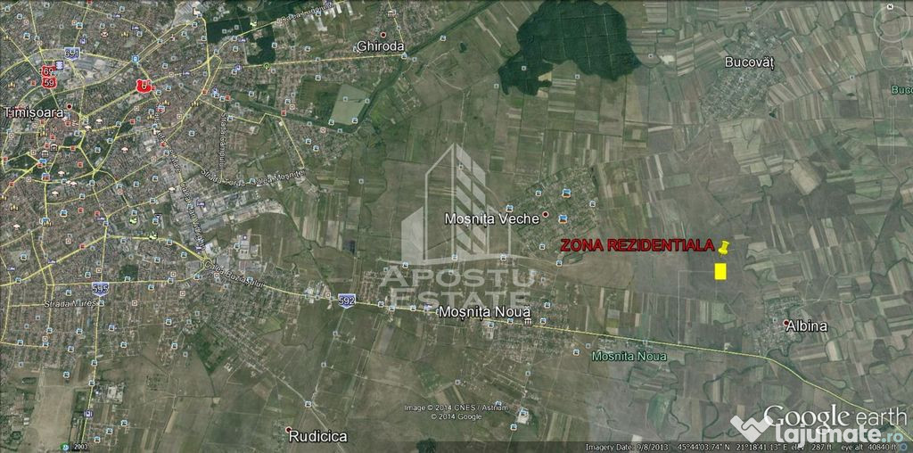 Parcela de teren 670 mp ideal investiei intre Mosnita si ...
