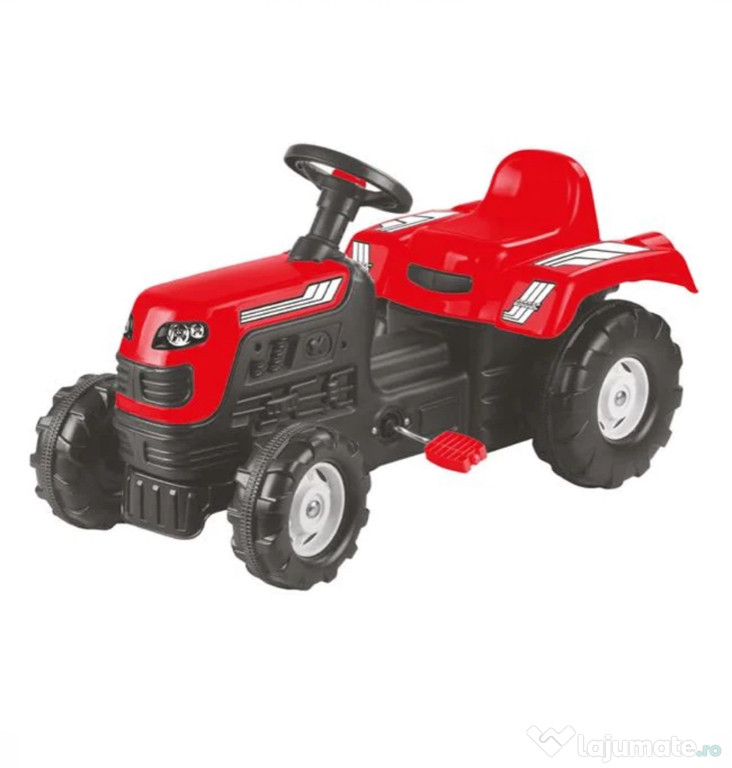 Tractor Rosu cu Pedale 81.5x45x52cm , NOU