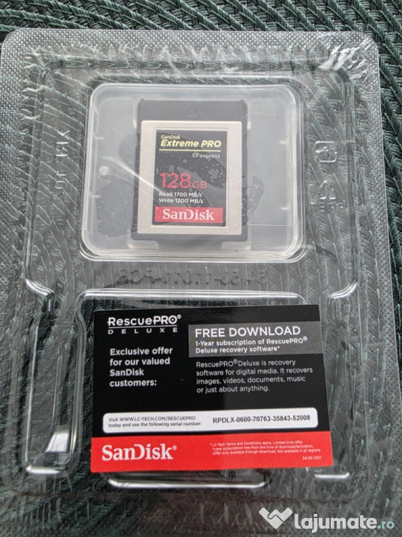 Vand Card NOU CFexpress SanDisk Extreme PRO