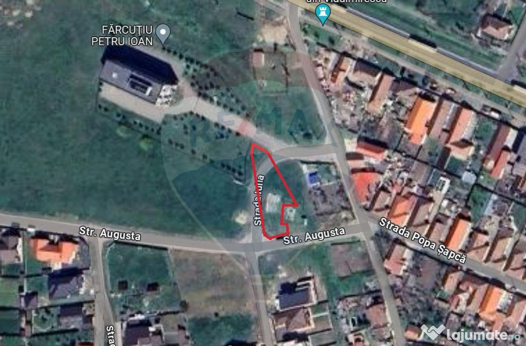 Teren 721mp Vladimirescu / Strada Augusta