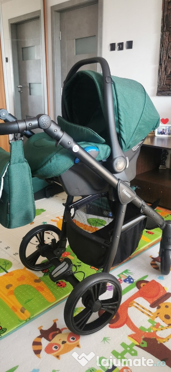Vând Cărucior 3in1 Adamex Neonex TIP52C,culoare Amazon Green