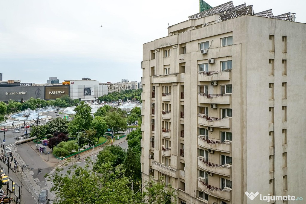 {PIATA UNIRII} Apartament cu 3 camere,2 bai - Mobilat si Utilat -
