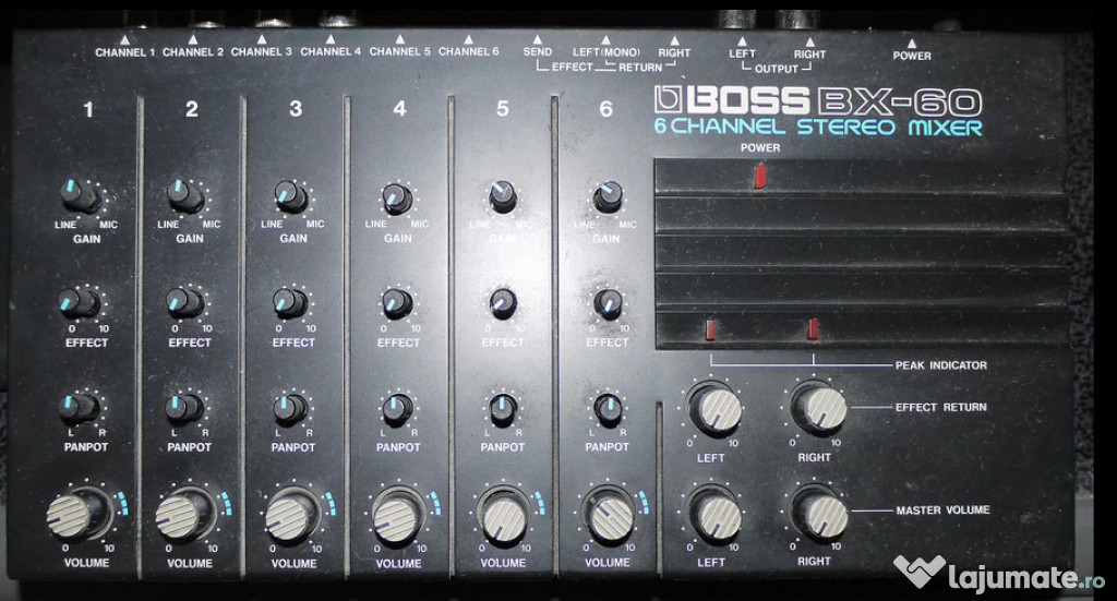 Boss BX-60 Stereo mixer Roland 6 canale