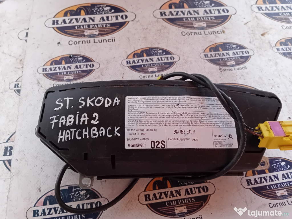 Airbag scaun stanga fata Skoda Fabia 2 2008