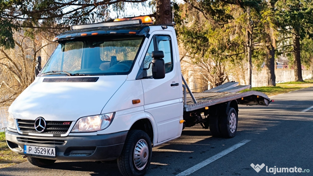 Autoplatforma mercedes sprinter punte dubla
