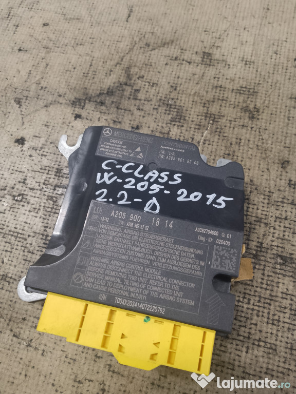 Modul airbag Mercedes C Class W205 2.2 Motorina 2015
