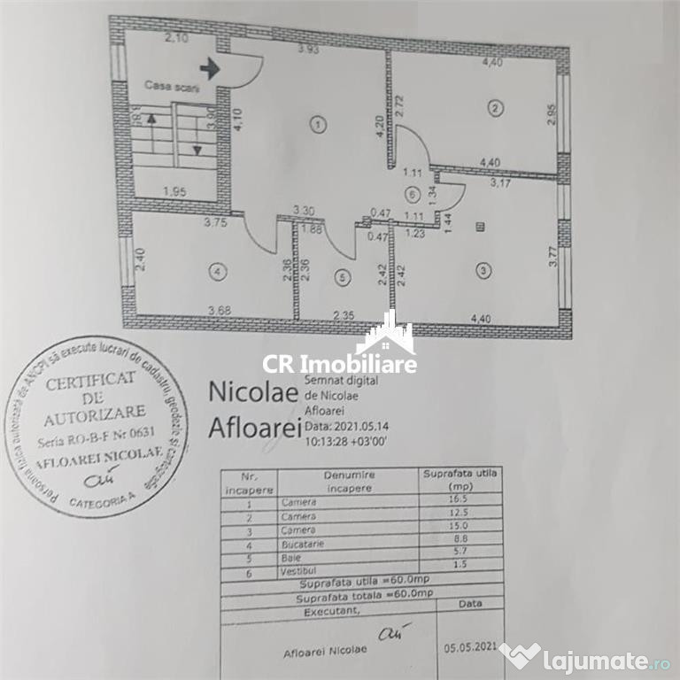 Apartament 3 camere bloc nou Parc Sebastian