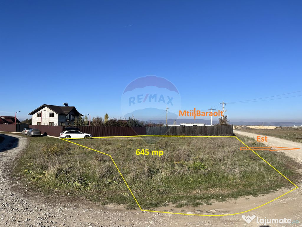 Teren 645mp/2 Deschideri/Halchiu/Cartierul Privighetorii/...