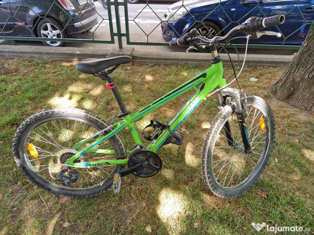 Bicicleta MTB 24 inch, otel, CROSS SPEEDSTER, verde