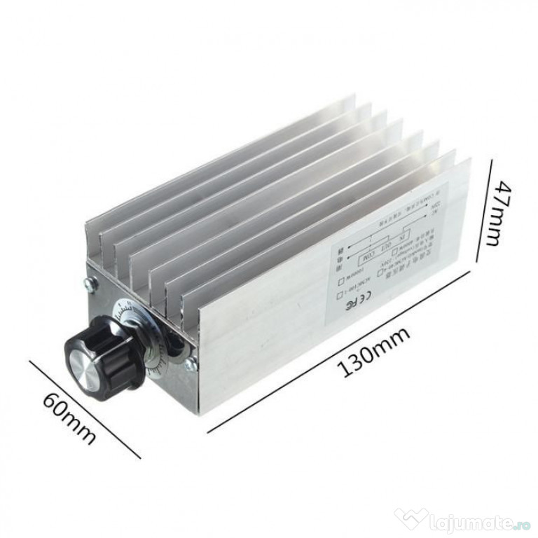 Regulator turatie motor curent alternativ 220V 10000W, Nou!