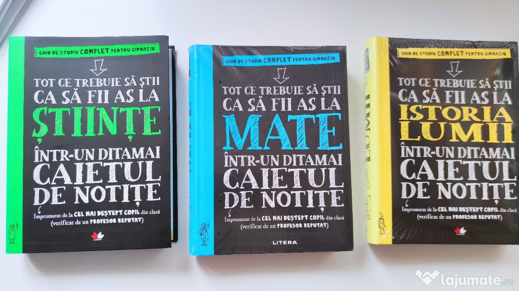 Tot ce trebuie sa stii ca sa fii as la STINTE, MATE, ISTORIE
