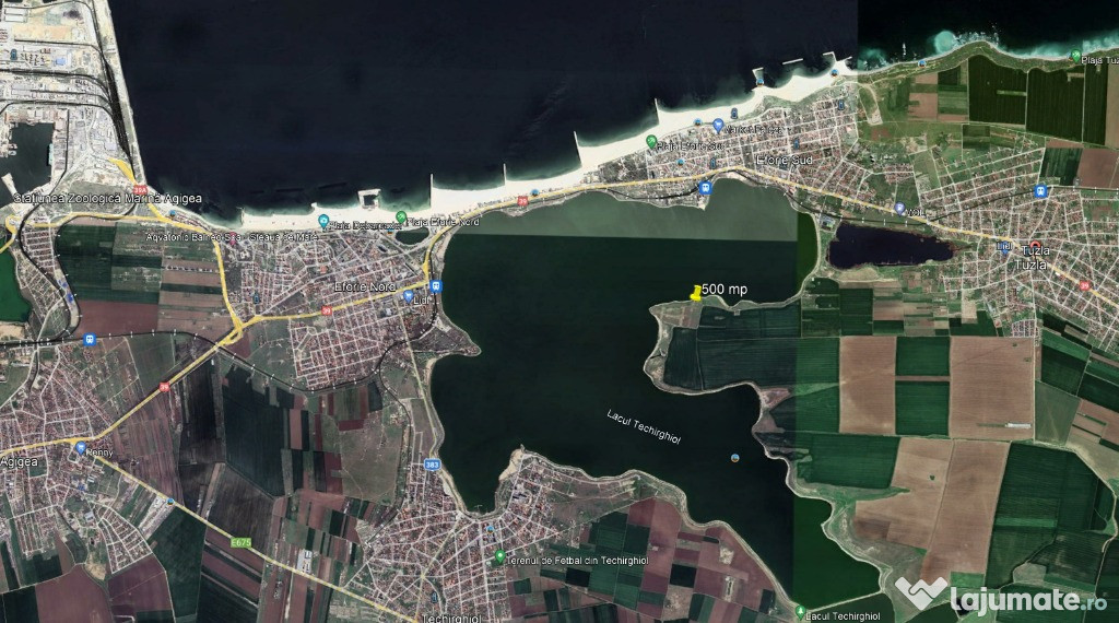 Vanzari terenuri in Tuzla zona lac sarat Techirghiol