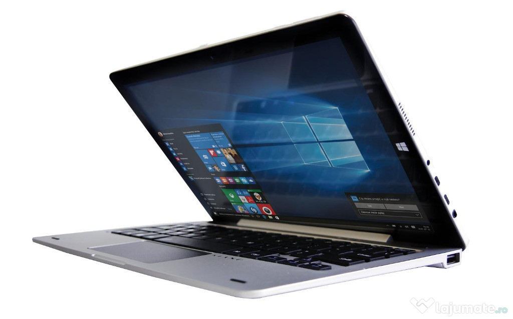 Laptop 2 in 1 Kiano Intelect X3 HD, 10.1", IPS HD, 2GB, 32GB, Silver