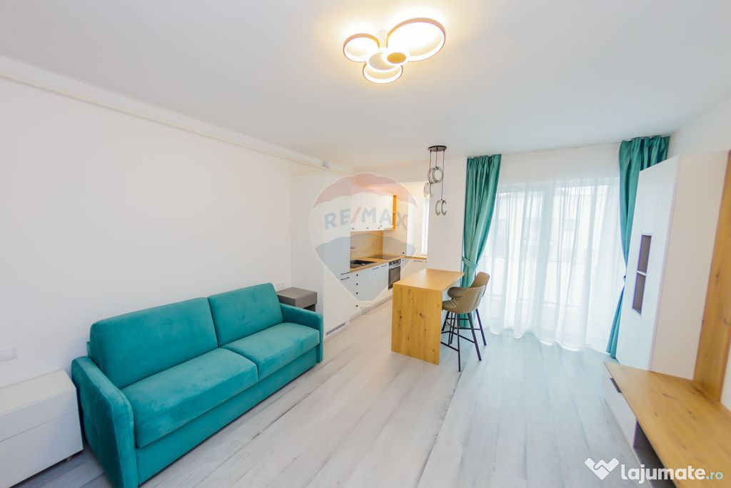 Garsonieră de lux în bloc nou (2023) – mobilată comp...