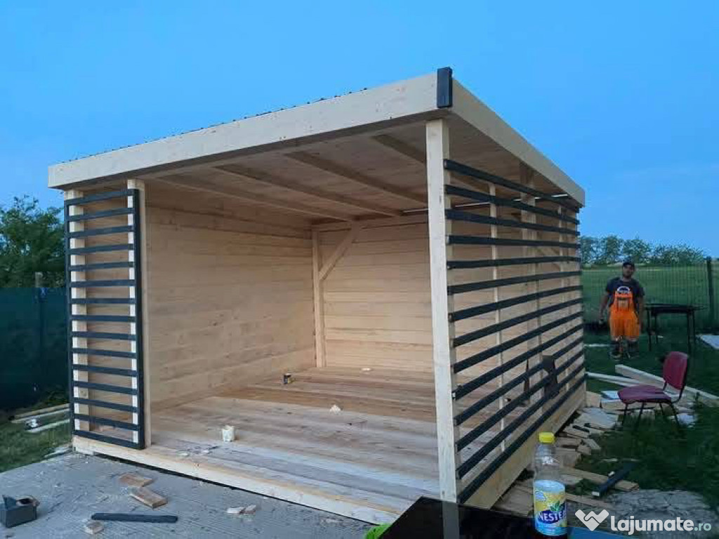 Fac foișoare terase cabane lemn